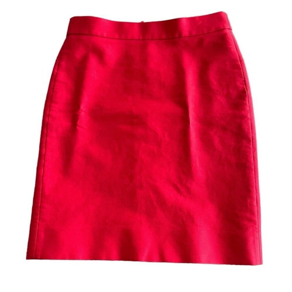 J Crew Skirt Womens 2P Salmon Pink Orange Pencil Midi Pleated